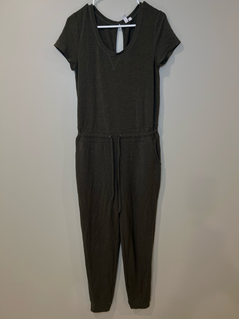 Cable & Gauge Jumpsuit Romper with Short Sleeve